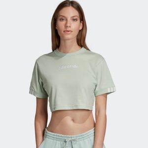 ADIDAS COEEZE CROPPED TEE BNWT